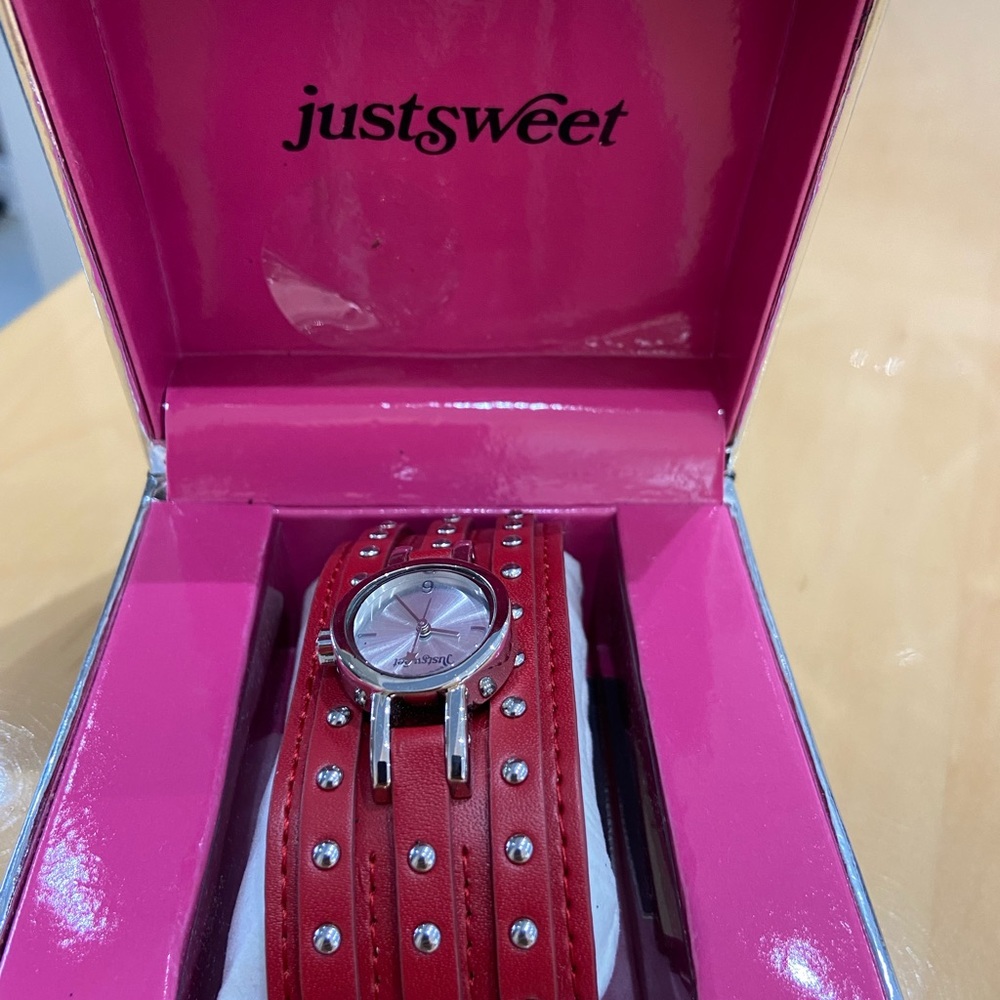 New watch with a tag and box